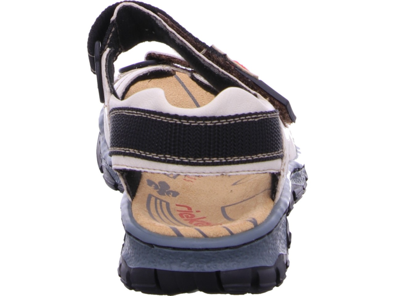 RIEKER Klassische Sandalen weiss