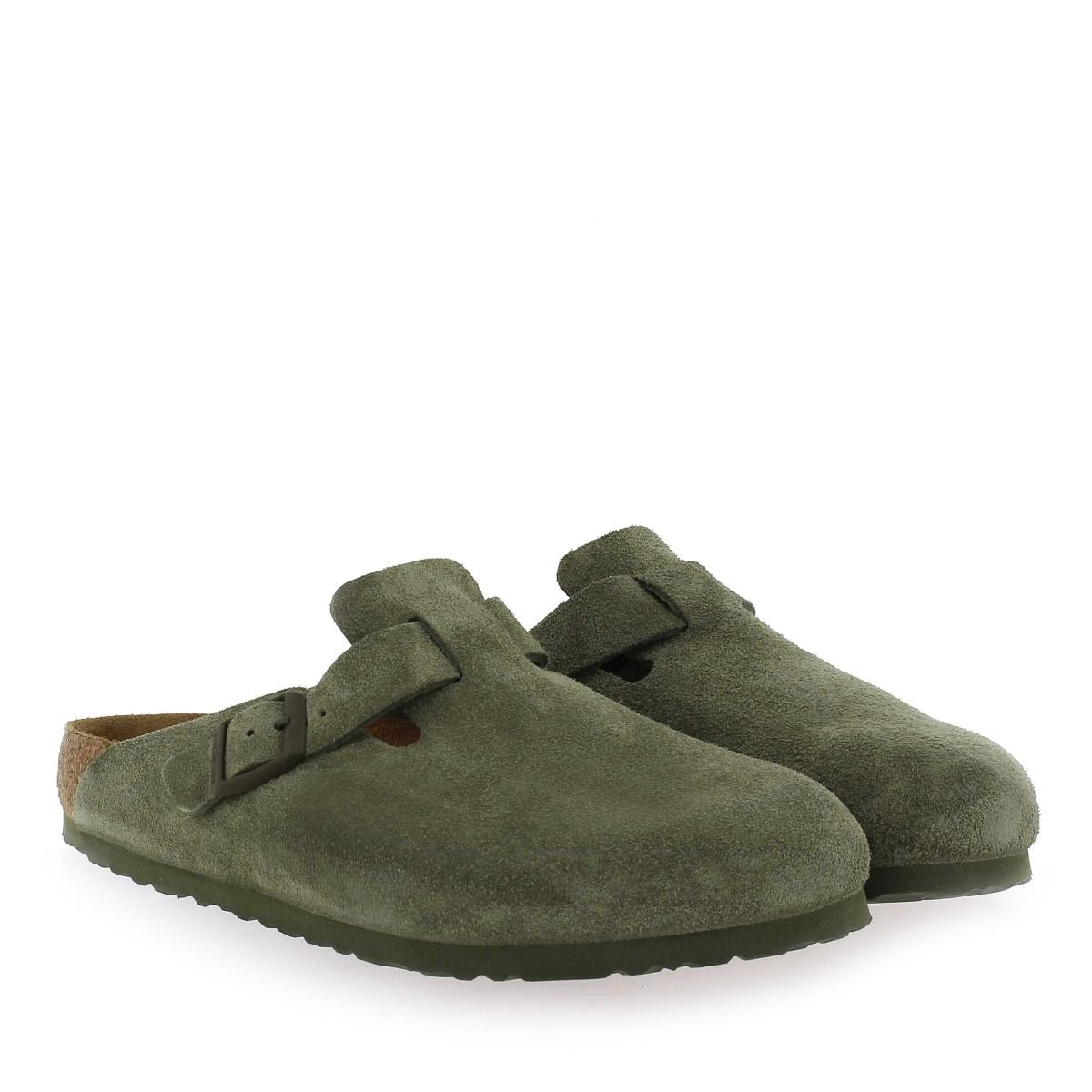 Birkenstock  BOSTON SUEDE M - Kaki