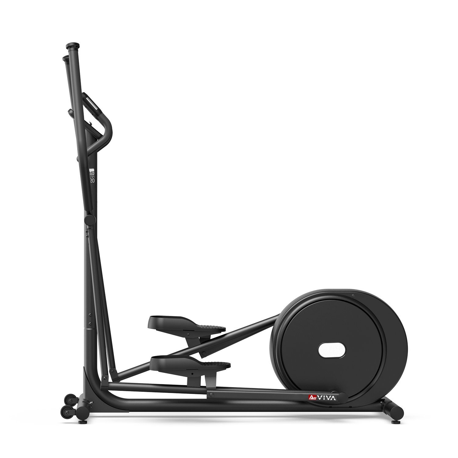 AsVIVA Crosstrainer-Ergometer AsVIVA C29 Bluetooth, Tablet- bzw. Smartphonehalterung, Fitness-App kompatibel