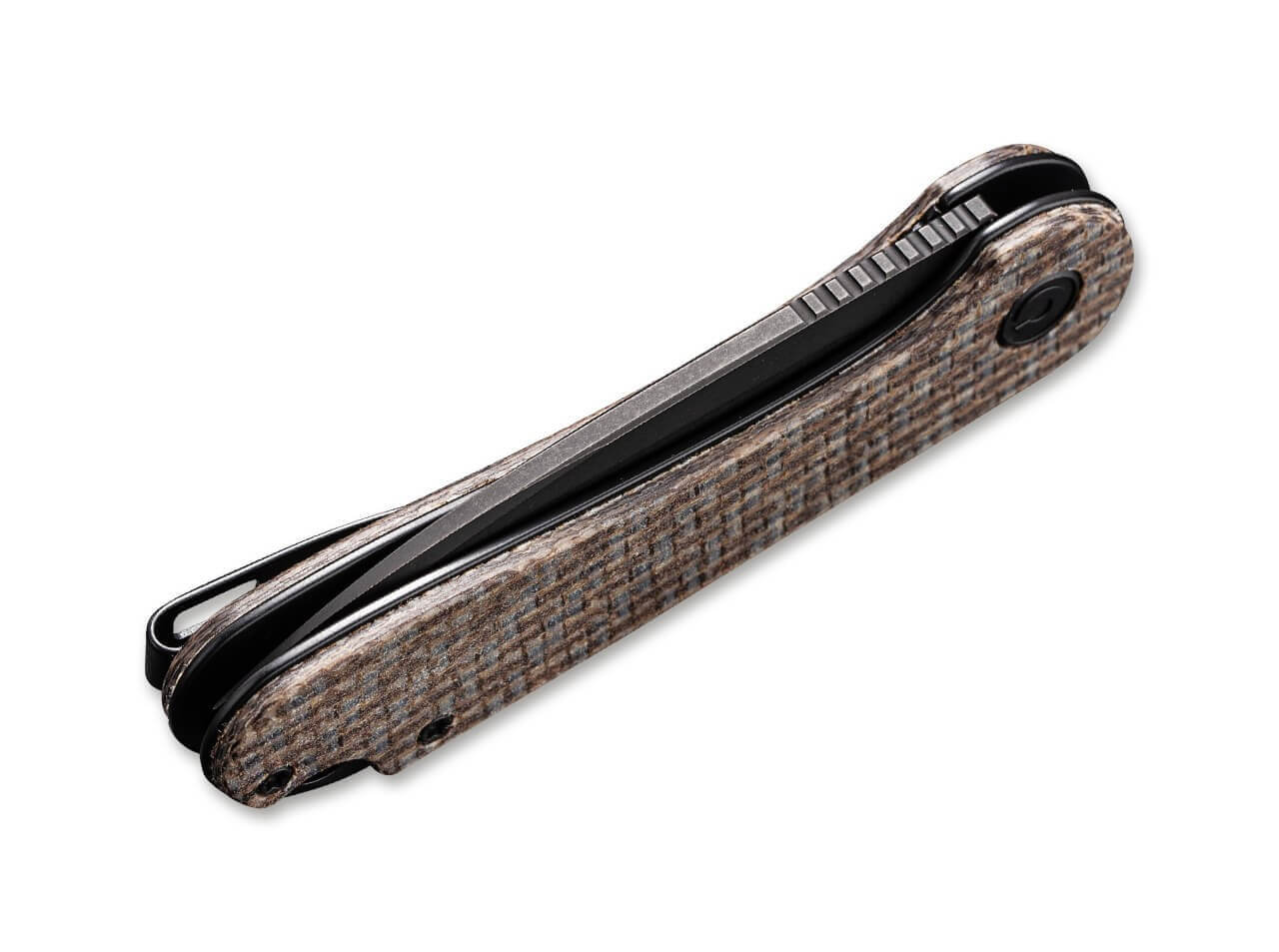 Elementum Micarta Brown Tanto