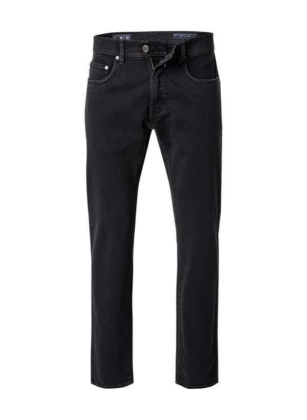 Pierre Cardin, Jeans, Regular Fit, Baumwoll-Stretch, kohlschwarz