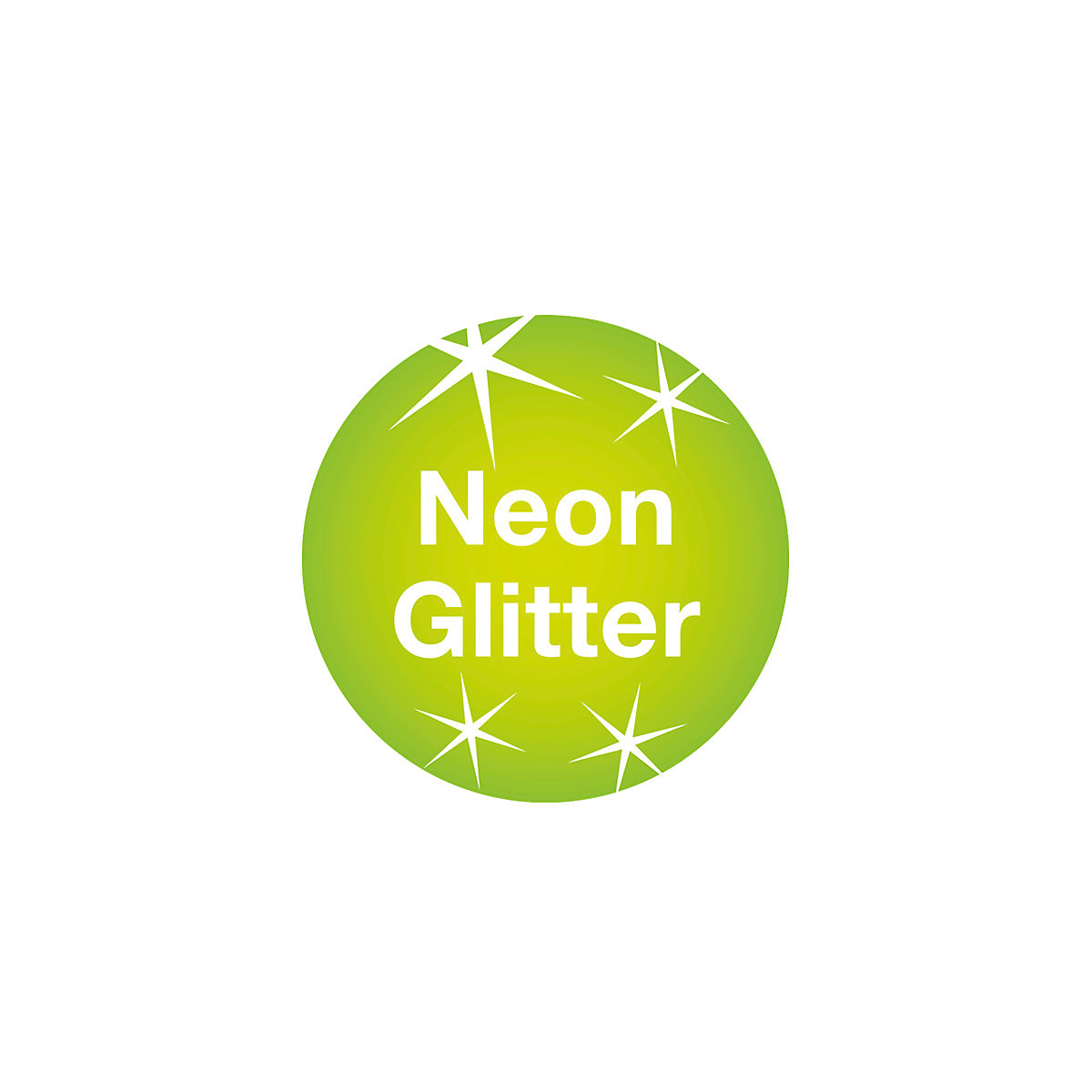 Textmarker Neon Glitzer, 5 Farben