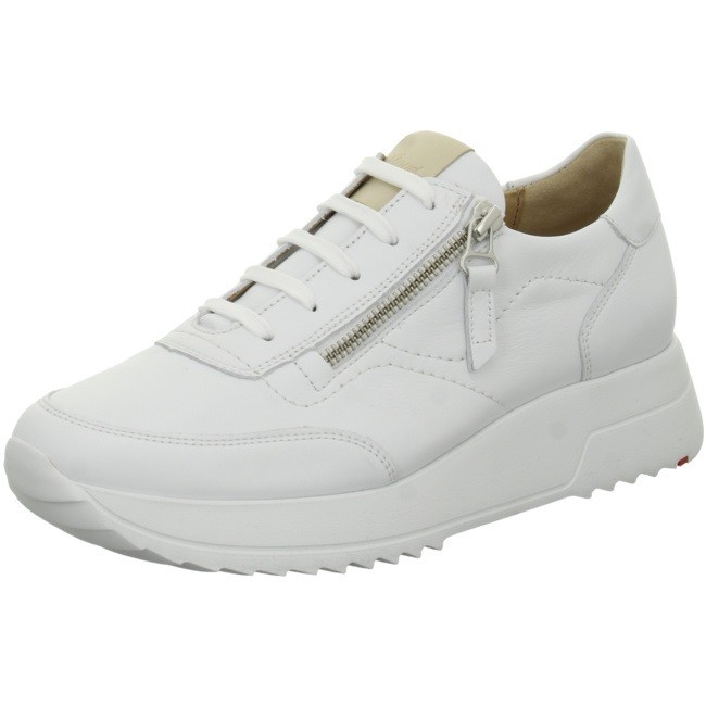 LLOYD Freizeit Schnürer weiss Sneaker Low, Weiß