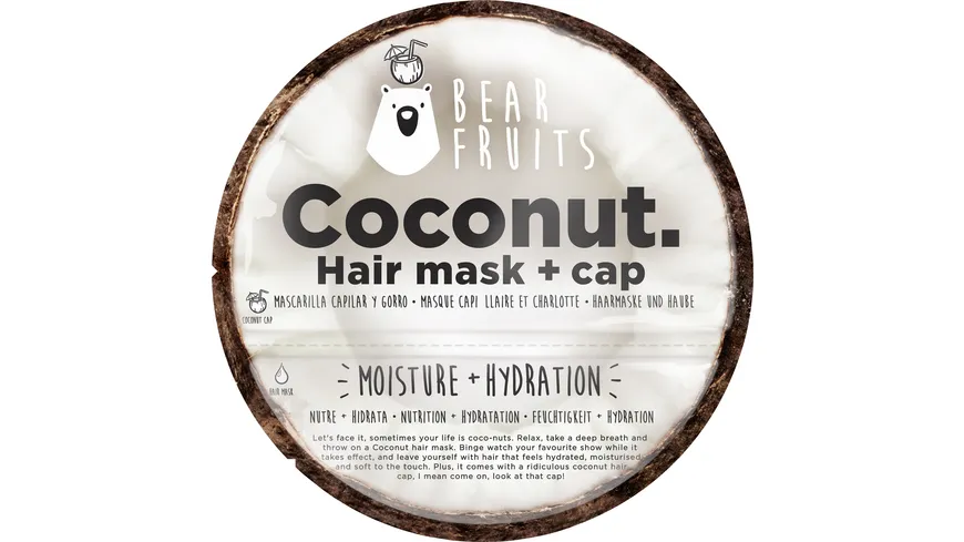 Bear Fruits Haarkur/Balsam/ Coconut 20ml + Cap 20 ml