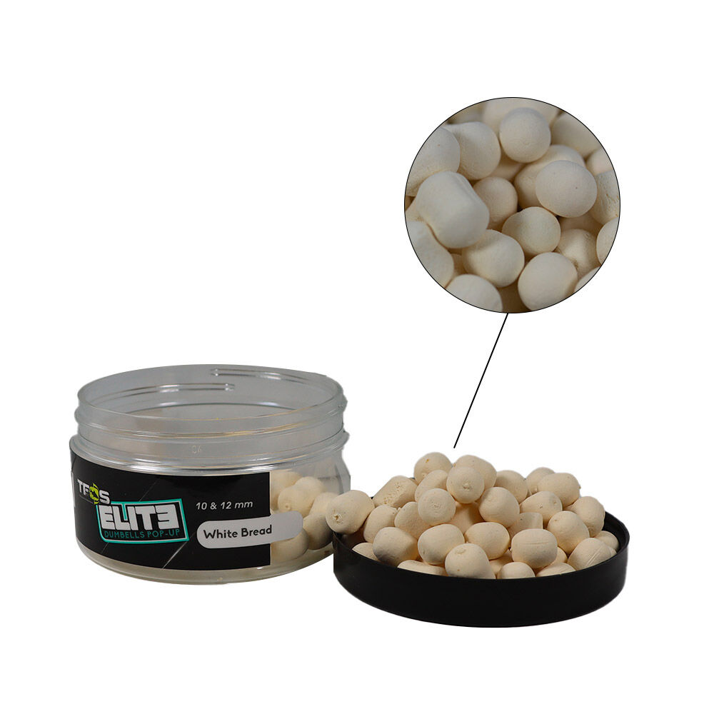 Dumbells Pop Up Teos Elite 10/12mm Weiße Perle