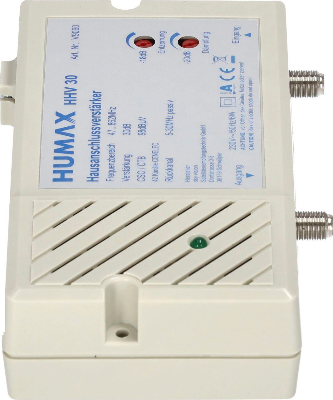 Humax HHV 30 Leistungsverstärker