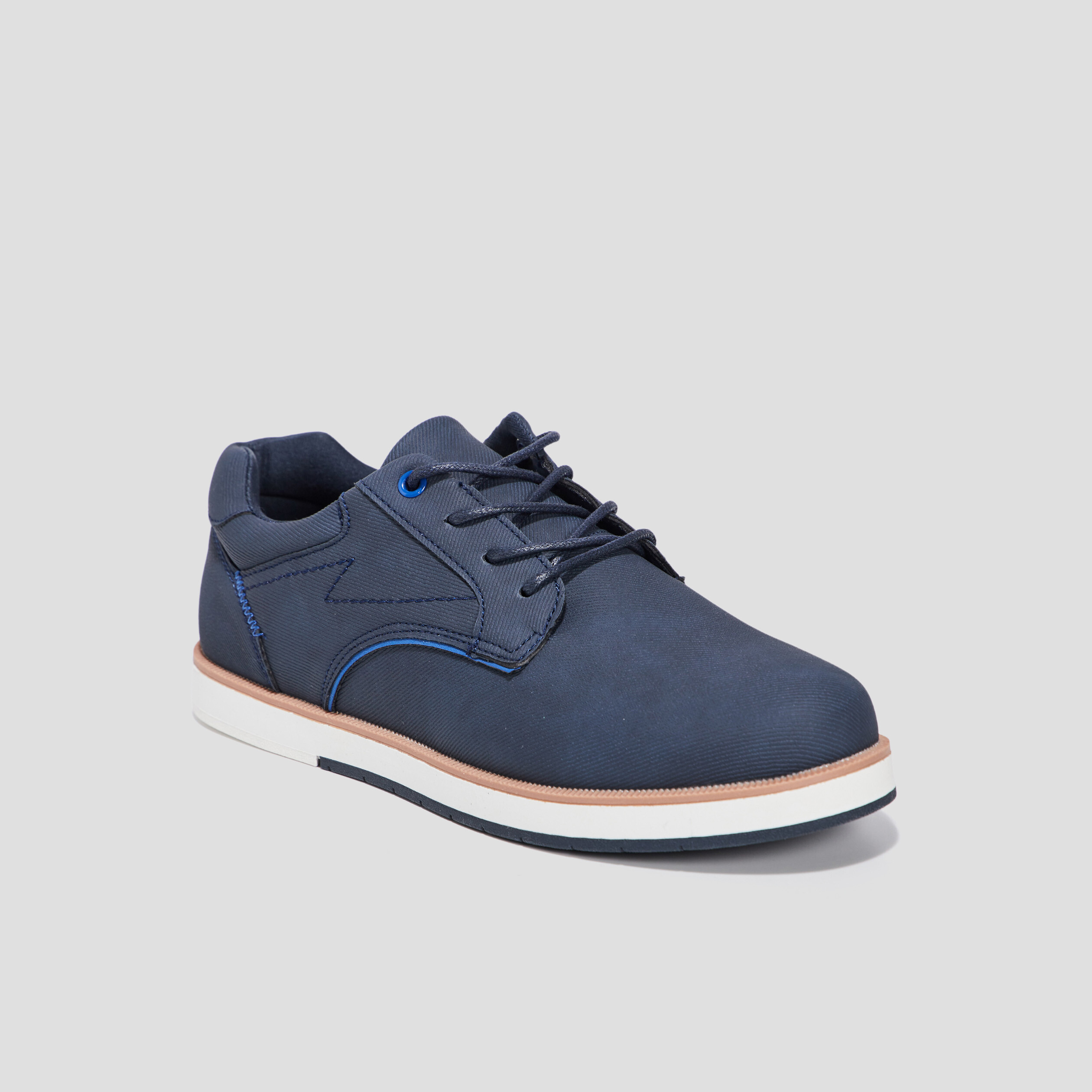Derbies à lacets bleu marine garçon | La Halle