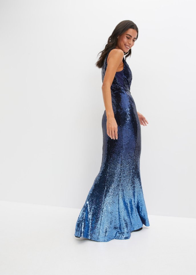 Pailletten-Maxikleid