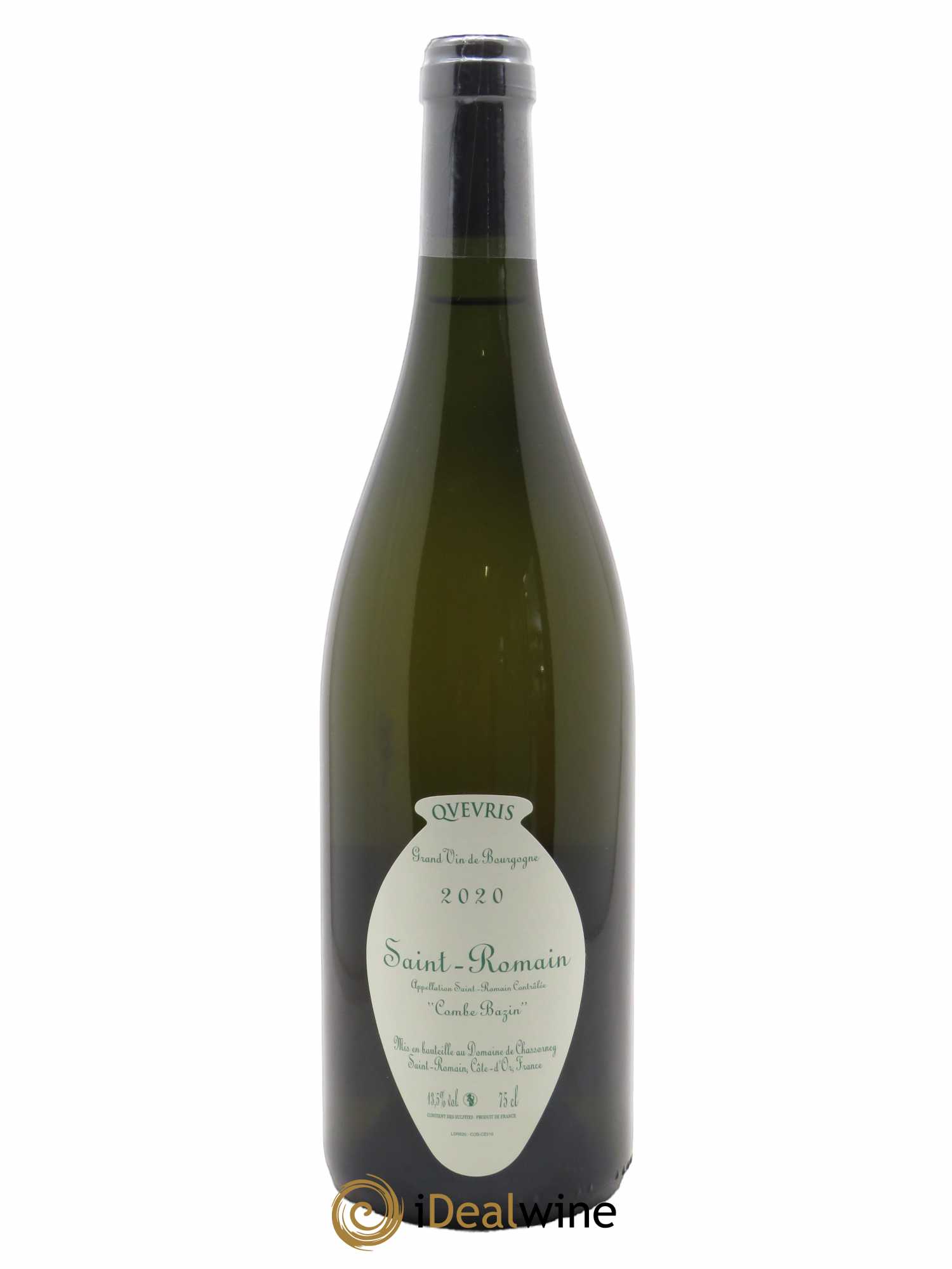 Saint-Romain Combe Bazin Qvevris Domaine de Chassorney - Frédéric Cossard  2020 - Lot de 1 Bouteille