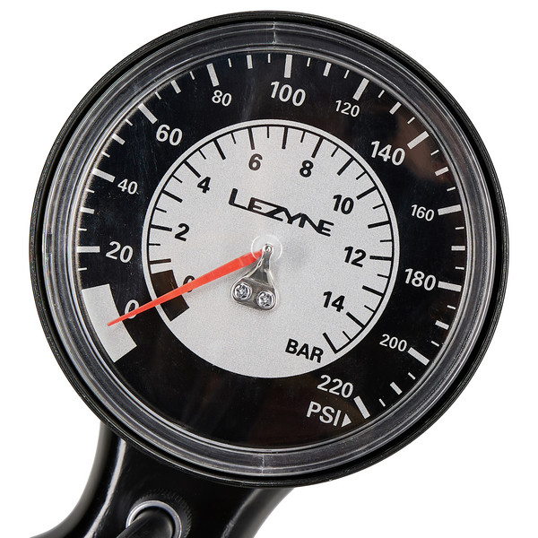 STANDLUFTPUMPE STEEL FLOOR DRIVE  220 PSI, 3,5'  MANOMETER - Luftpumpe