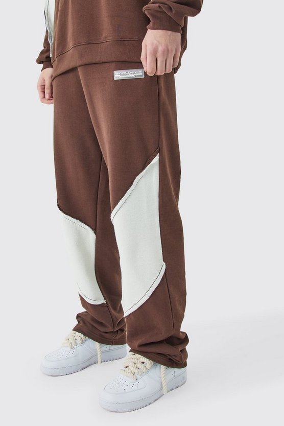 Tall lockere Jogginghose mit rohem Saum