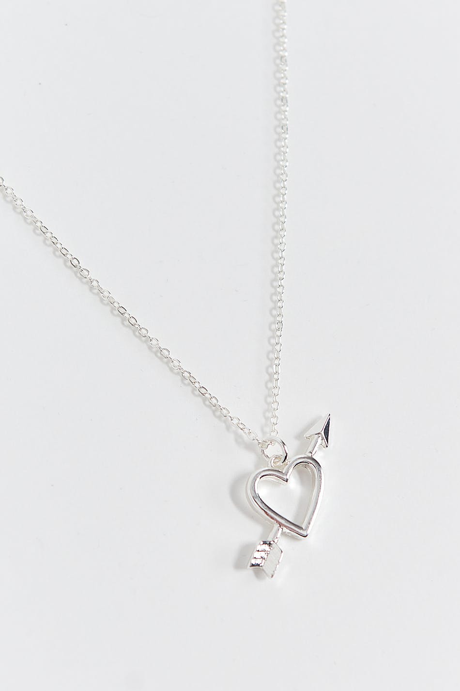 Heart arrow necklace