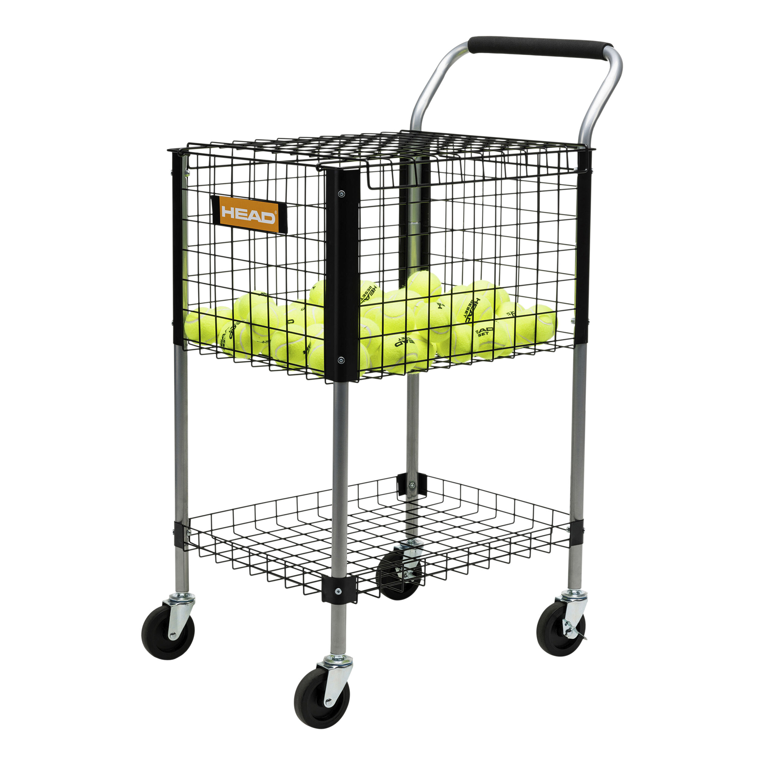 Ballwagen - Schwarz, Silber