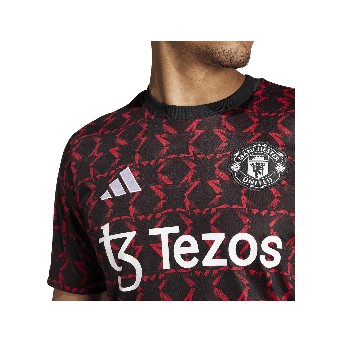 adidas Manchester United Prematch Shirt 2024/2025 Schwarz