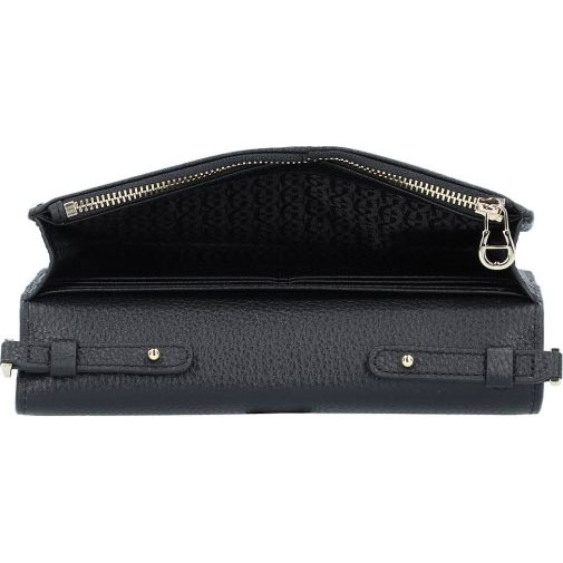 AIGNER Wallet On Strap Clutch Tasche RFID Schutz Leder 19.5 cm