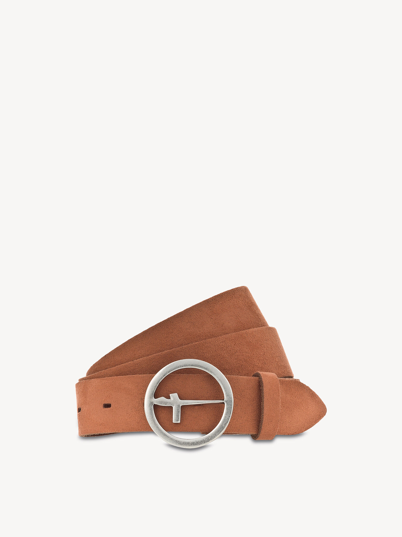 Ceinture en cuir - orange