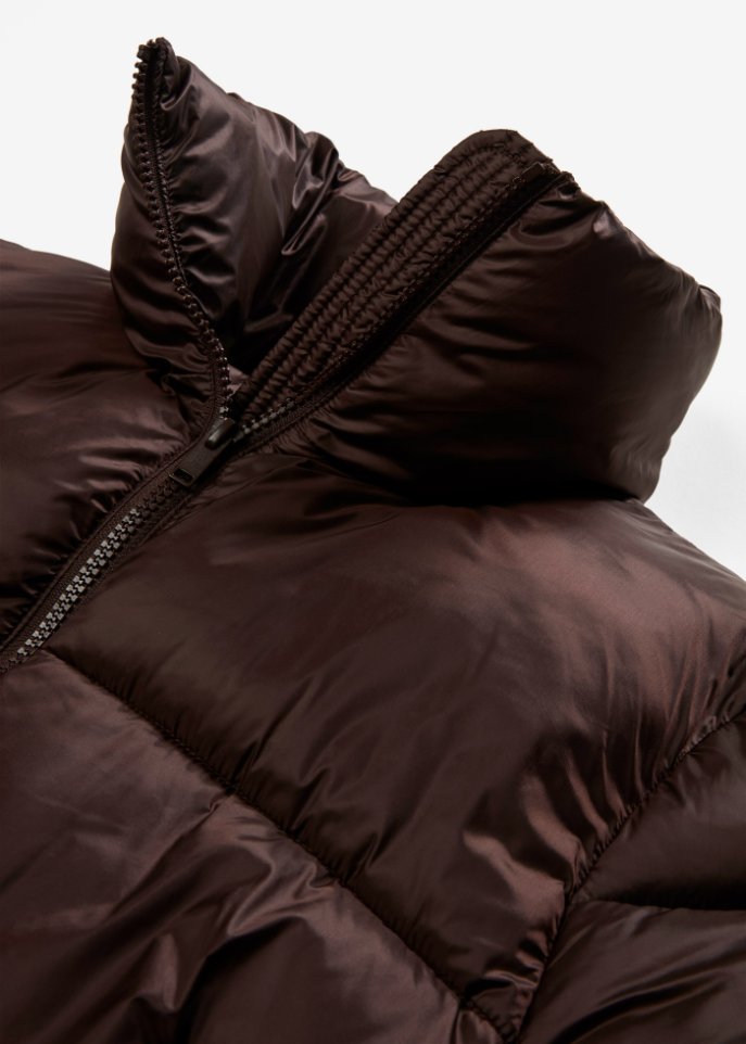 Steppjacke mit Strickärmeln