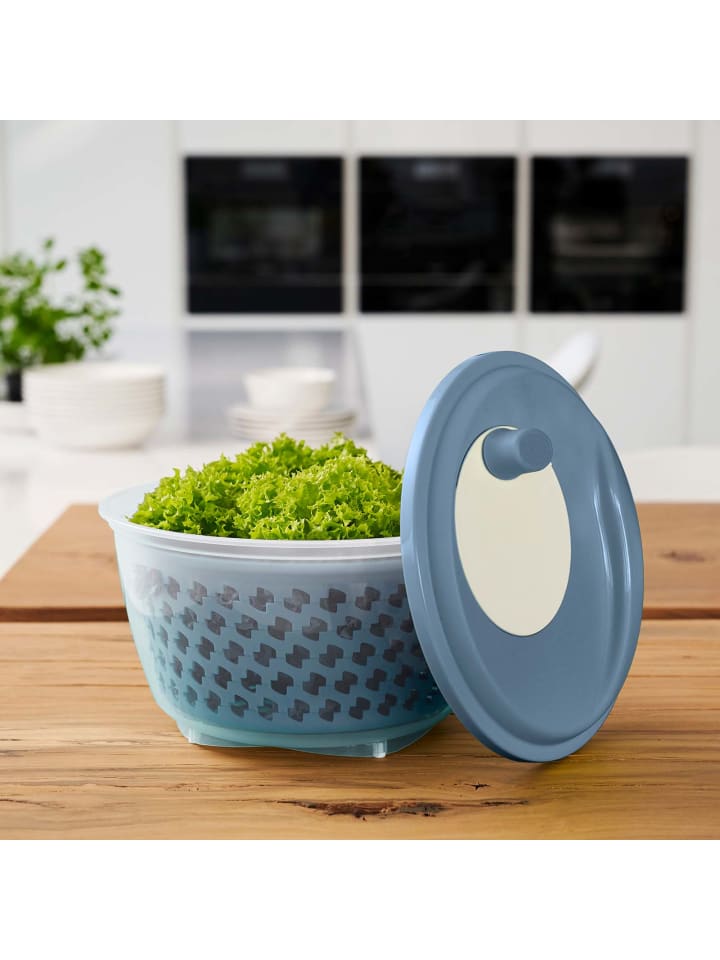 Rotho Fresh Salatschleuder, Kunststoff (PP) in Horizontblau günstig kaufen onesize