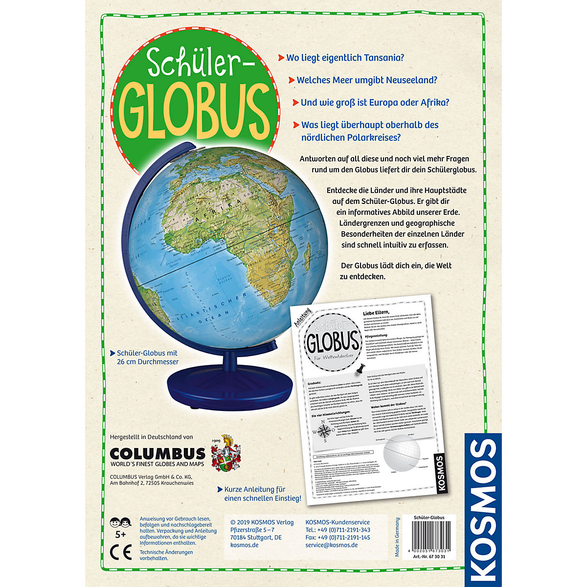 Schüler-Globus