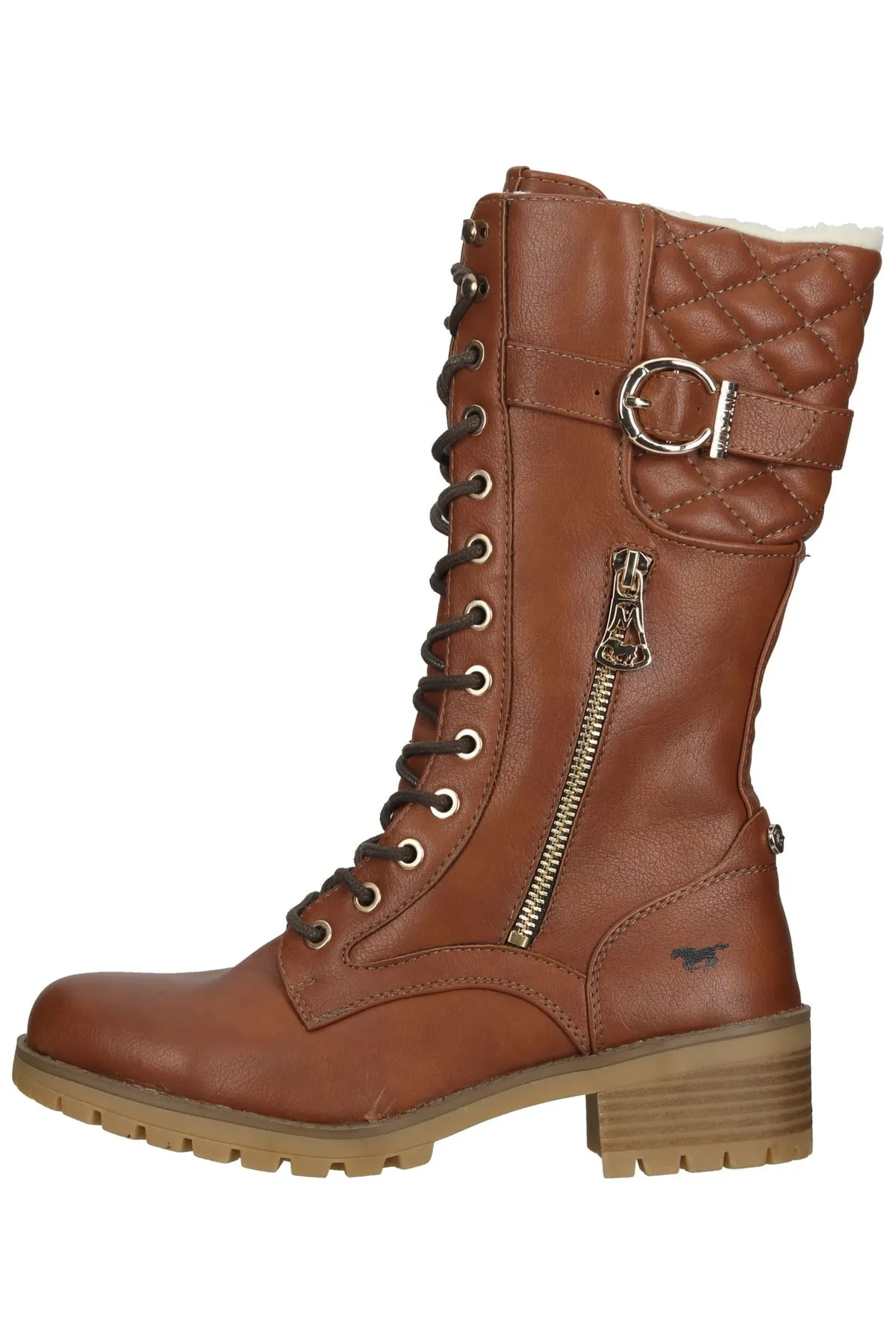 Mustang  Stiefel - Braun - Blockabsatz