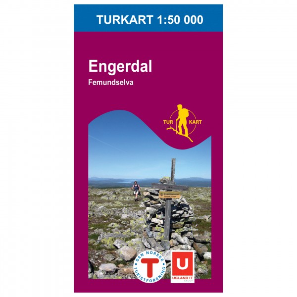 Nordeca - Wander-Outdoorkarte: Engerdal Femundselva 1/50 - Wanderkarte