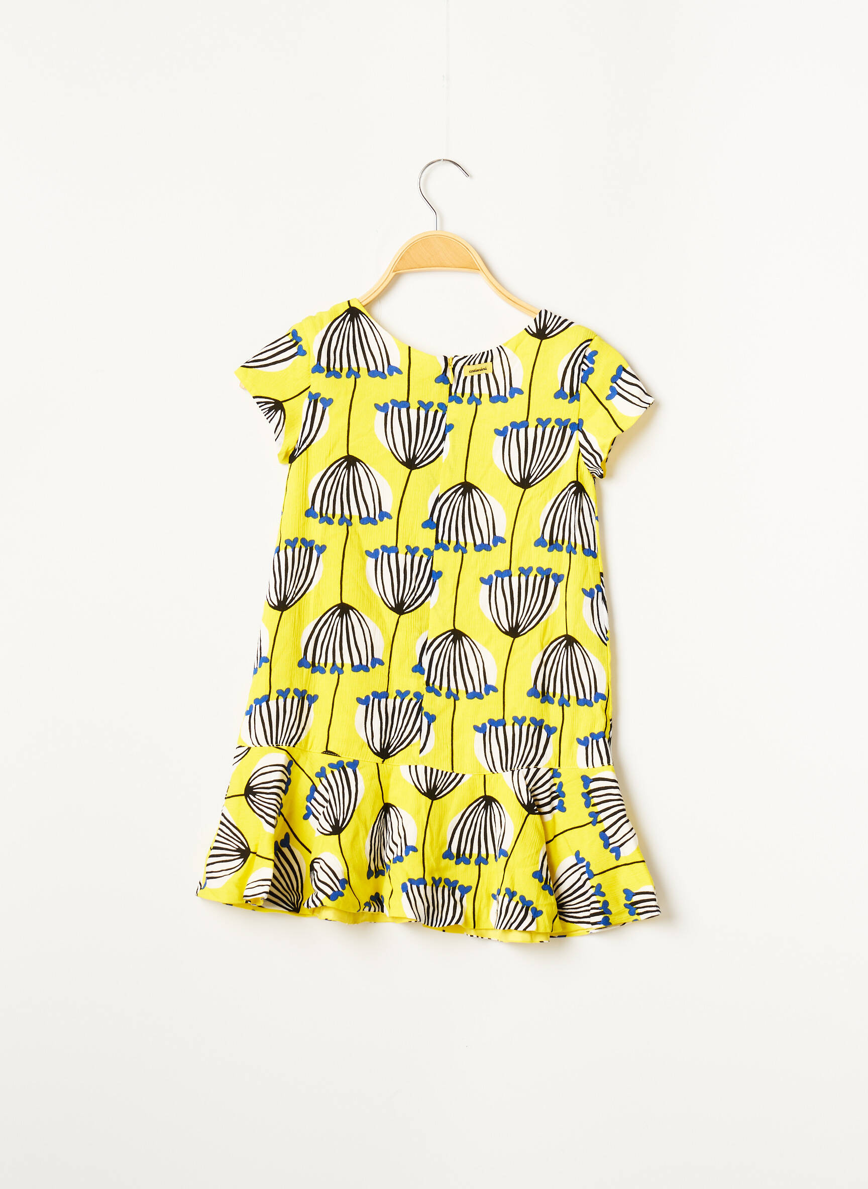 Catimini Robes Mi Longues Fille couleur jaune