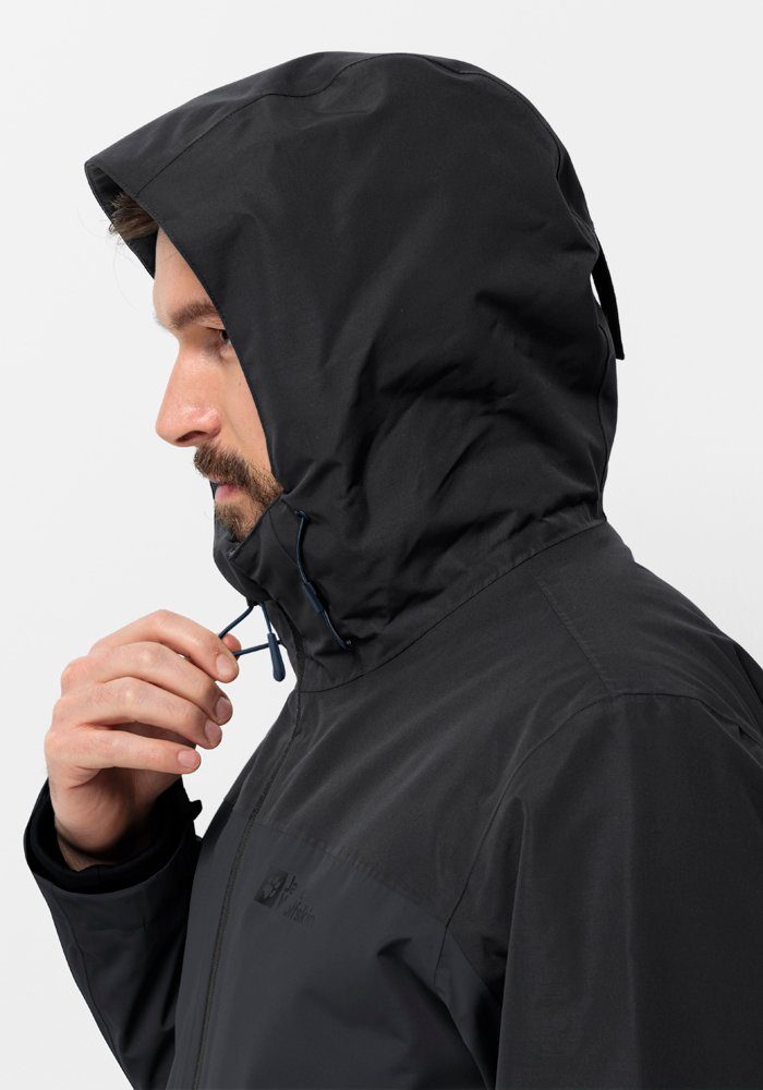 Jack Wolfskin 3-in-1-Funktionsjacke GLAABACH 3IN1 JKT M (2 teilig)