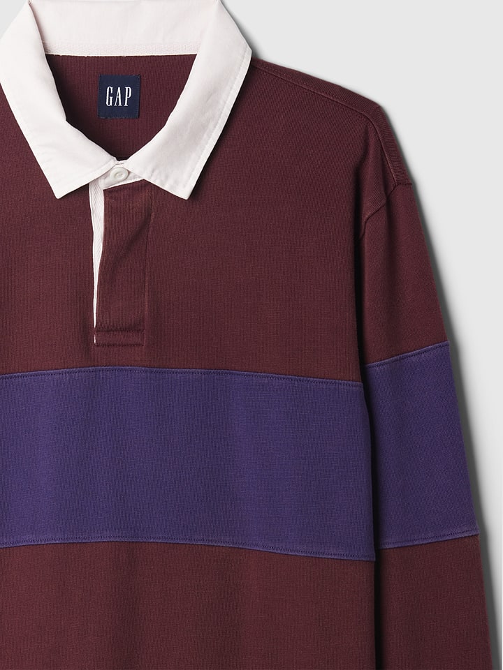 GAP Poloshirt in Bordeaux/ Blau günstig kaufen