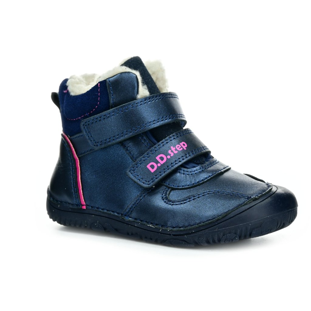 D.D.Step W073-42814B Royal Blue Winterbarfußschuhe