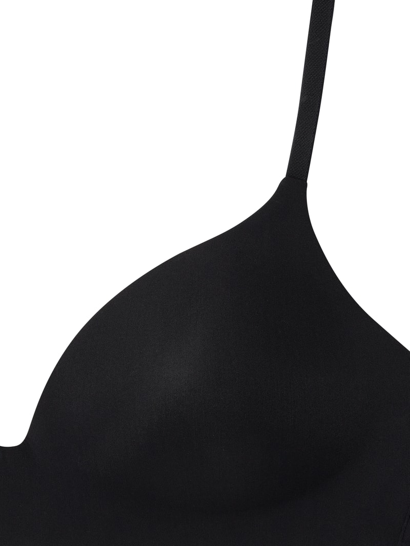 Bügel-BH mit Spitze in schwarz