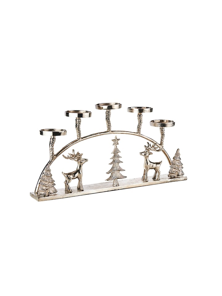 kobolo Kerzenhalter CURVED4LIGHT in Silber günstig kaufen onesize