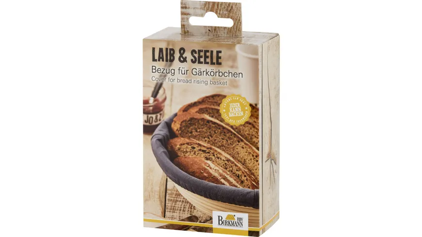 RBV BIRKMANN Bezug Gärkörbchen LAIB & SEELE rund groß