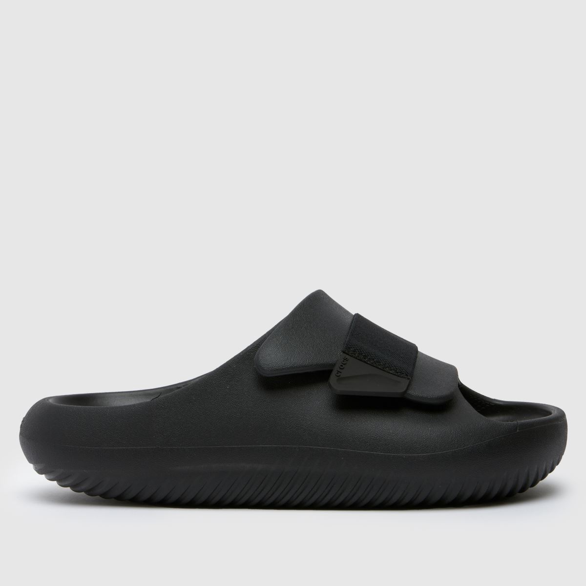 Crocs Mellow Luxe Recovery Slide szandál fekete színben