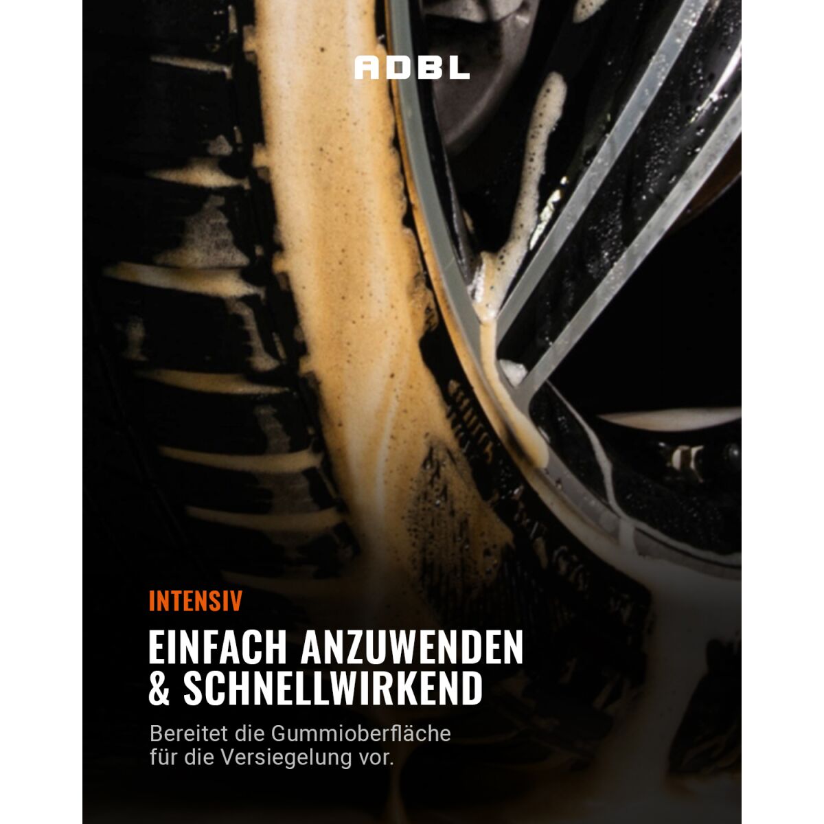 ADBL Tire and Rubber Cleaner Reifenreiniger mit Canyon Trigger 1L