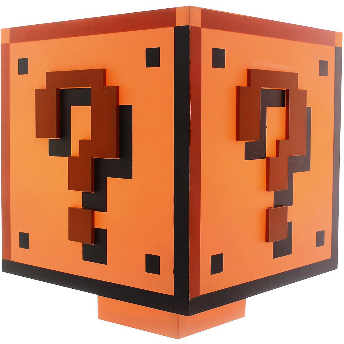 Fragezeichen-Block Super Mario mit Licht + Sound