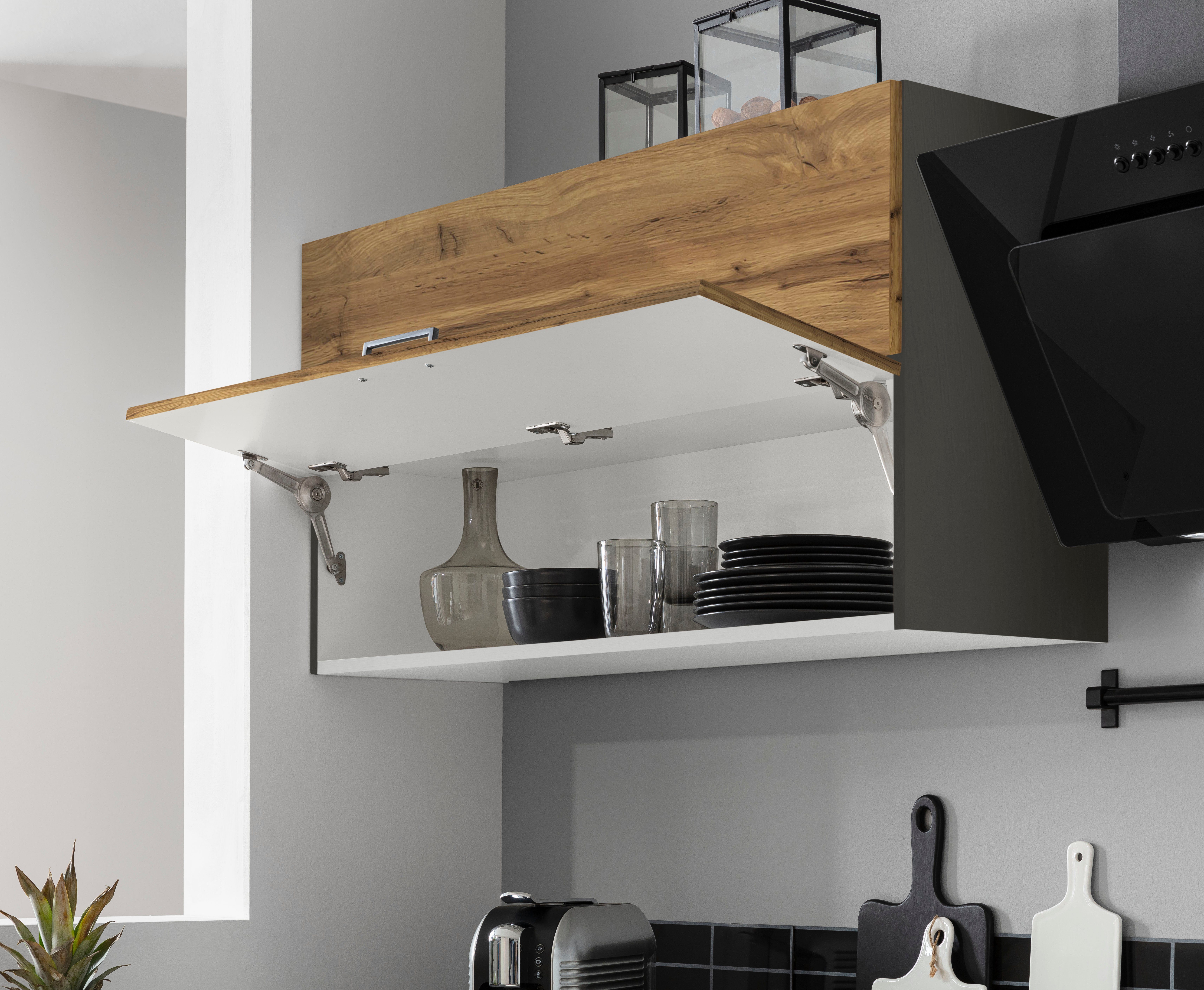 HELD MÖBEL Winkelküche Trier, ohne E-Geräte, Stellbreite 220/330 cm