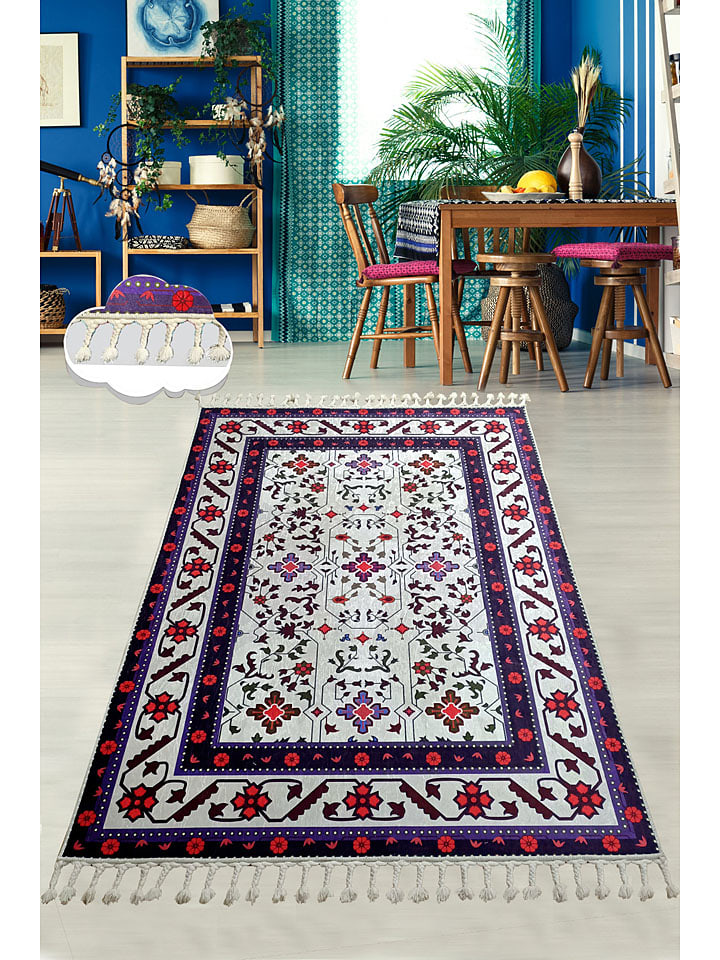 Conceptum Hypnose Kurzflor-Teppich ''Fisto Djt'' in Bunt günstig kaufen