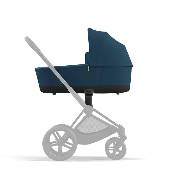 Cybex Priam V4 stroller set mountain blue, frame chrome black