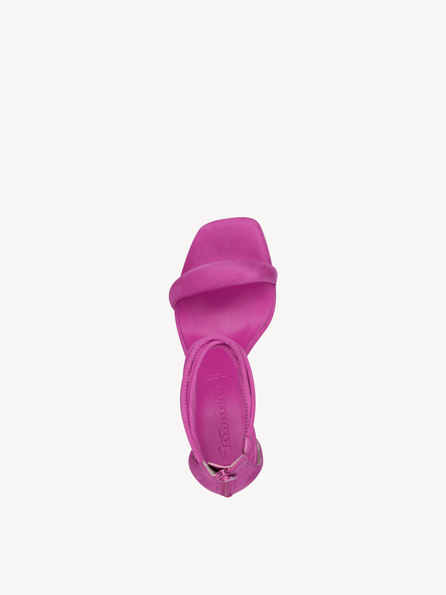 Sandale à talon - rose fuchsia