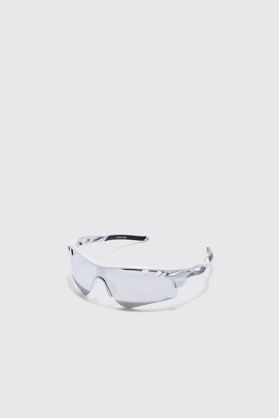 Sonnenbrille mit Chrom-Gläsern