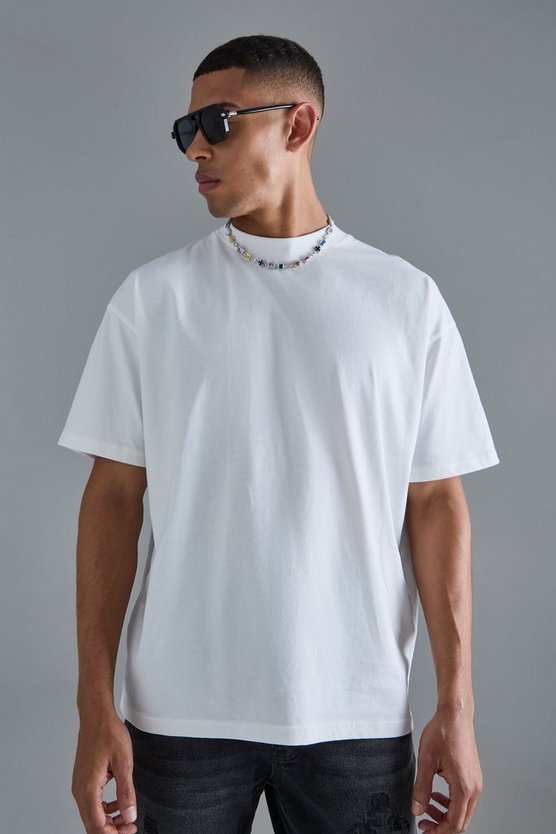 Geprägtes Oversize T-Shirt
