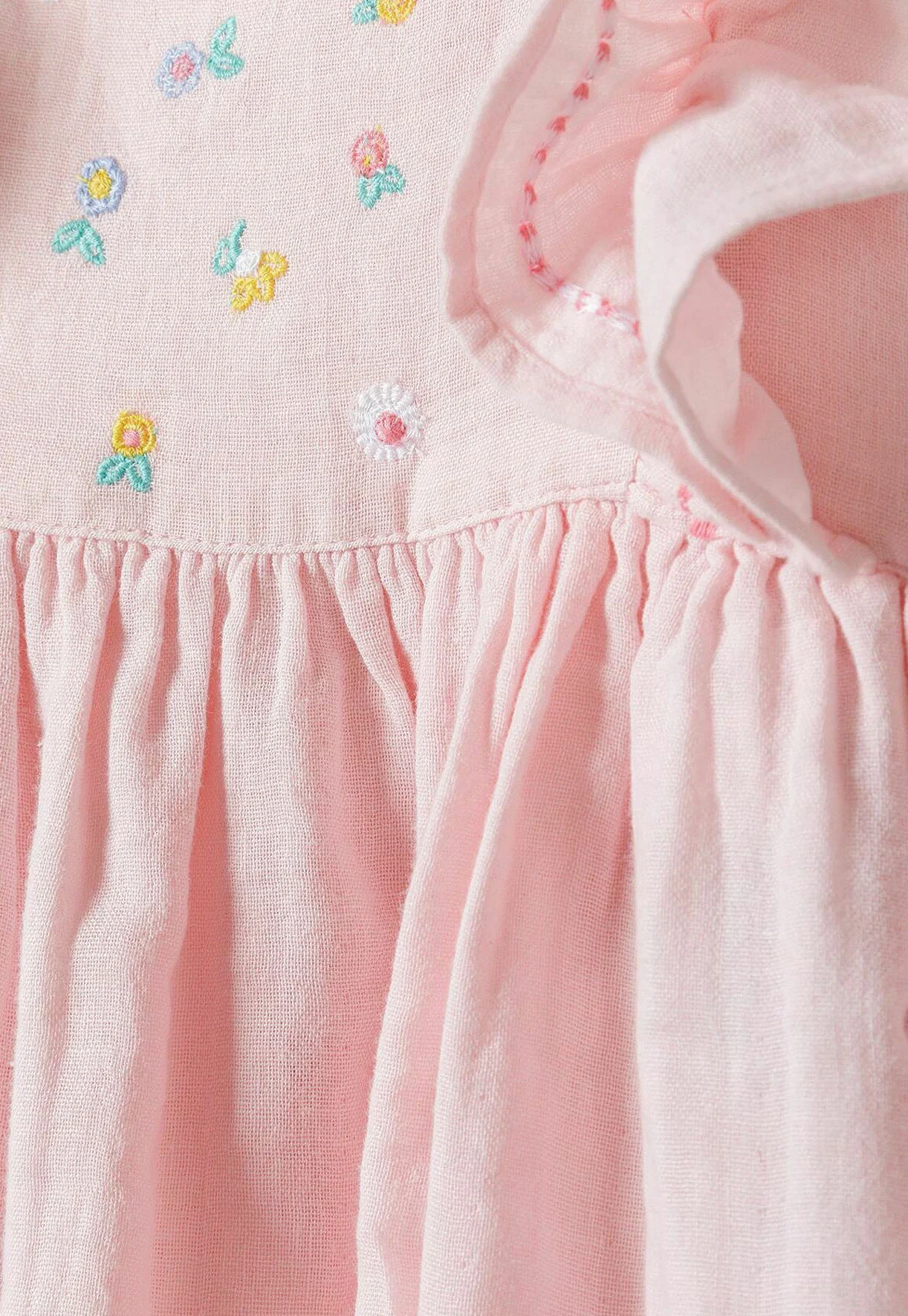 MINOTI MANGA CON VOLANTES - Vestido de verano