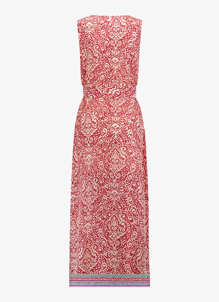 Robe midi Sigra de Studio Anneloes, imprimée et à ceinture à nouer
