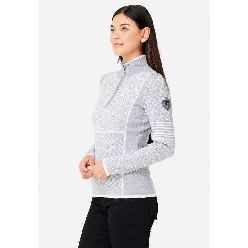 Krimson Klover Pow Zip Neck Layerlangarmshirt Damen