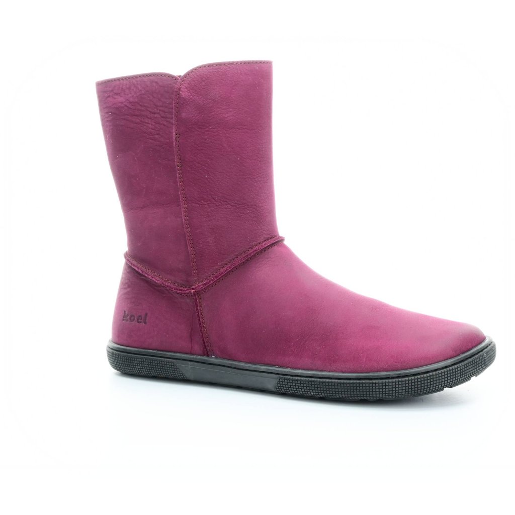 Koel4kids Fina Bordo 08L002.231-260 weinrote Barfuß-Halbstiefel