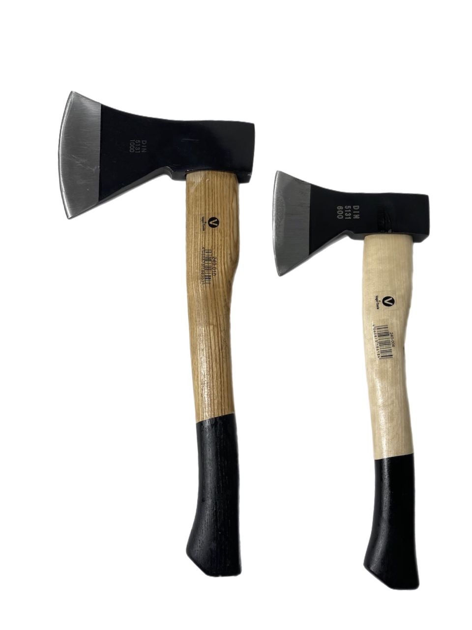 Vago-Tools Beil Gartenaxt Spaltaxt Spaltbeil Holzstiel 2 tlg Set Axt 600 1000 g