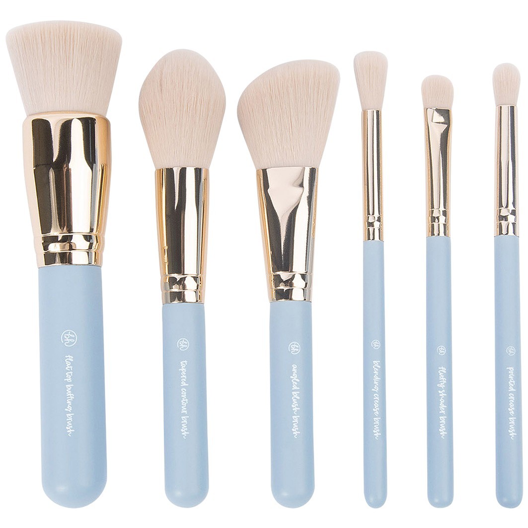 Travel Series: Escapade - 6 Piece Mini Face & Eye Brush Set with Bag