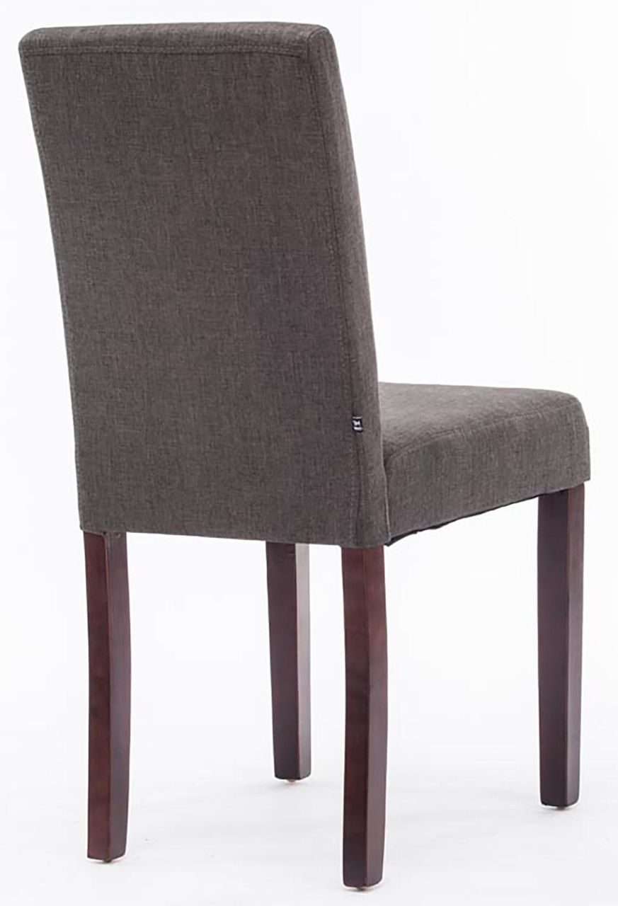 CLP 4er Set Esszimmerstuhl Ina Stoff cappuccino, dunkelgrau