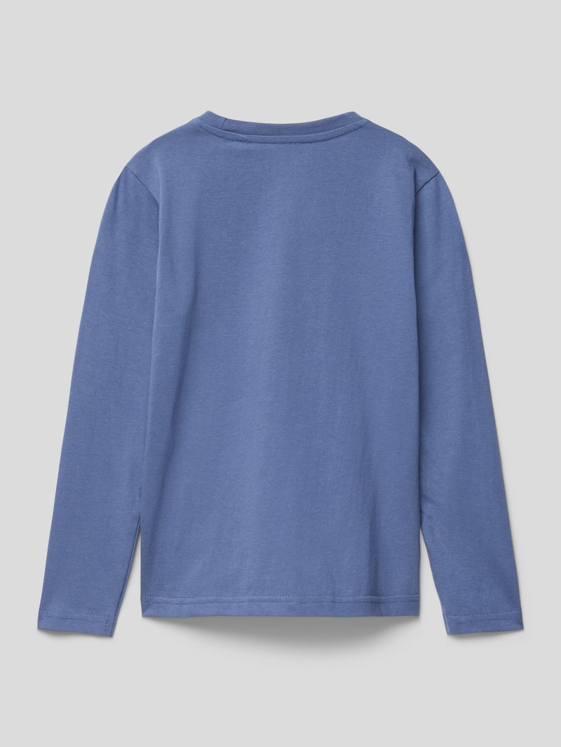 Longsleeve mit Motiv-Print in jeans