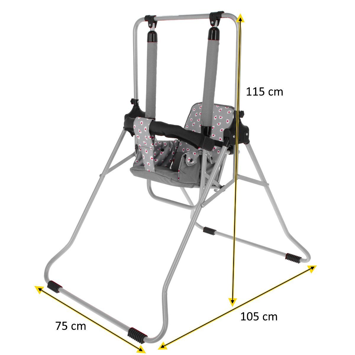 Stillerbursch Babyschaukel Babyschaukel Indoor als Schaukel Wiege und zum Halbliegen Modell 1